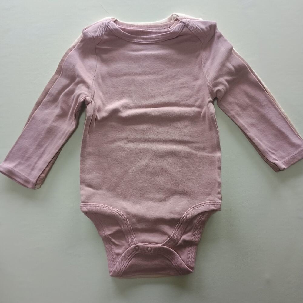 New Cloud Island Baby Bodysuits 4-Pack Pink & Floral 18M - Picture 5 of 7
